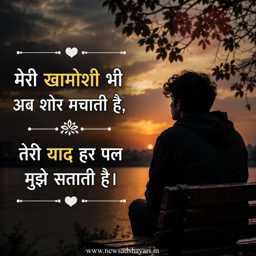 New Best Sad shayari for girls In Hindi images 2 line