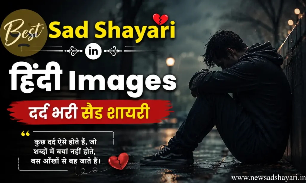 best Heart Touching Sad shayari in hindi images